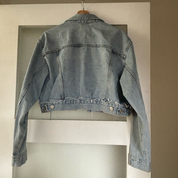Zara cropped denim jacket - Picture 2 of 3